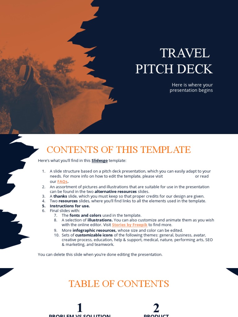 Travel Pitch Deck by Slidesgo PDF Solar System