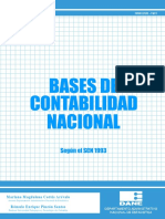 DANE - Cortés & Pinzón - (2006) Bases de Contabilidad Nacional