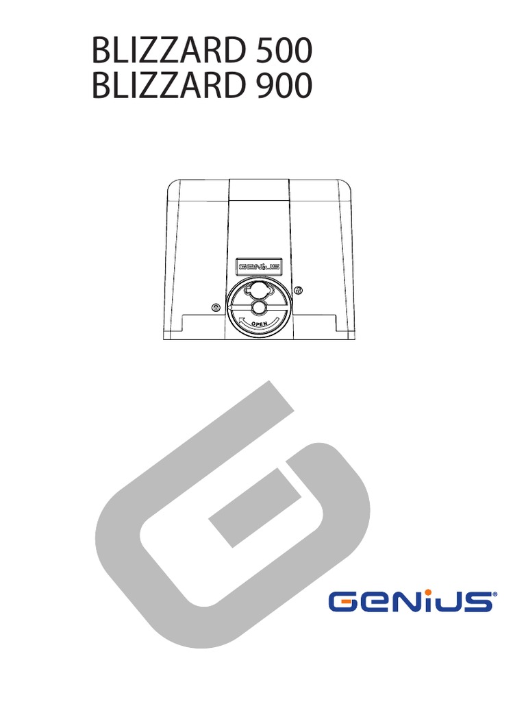 Manual de Instalacion - Blizzard 500 y 900 Esp | PDF | Reciclaje ...