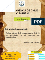 Lunes 29 de Marzo, Independencia de Chile, 7°B