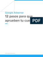 12 Pasos Para Que Te Aprueben Tu Cuenta en Google Adsense