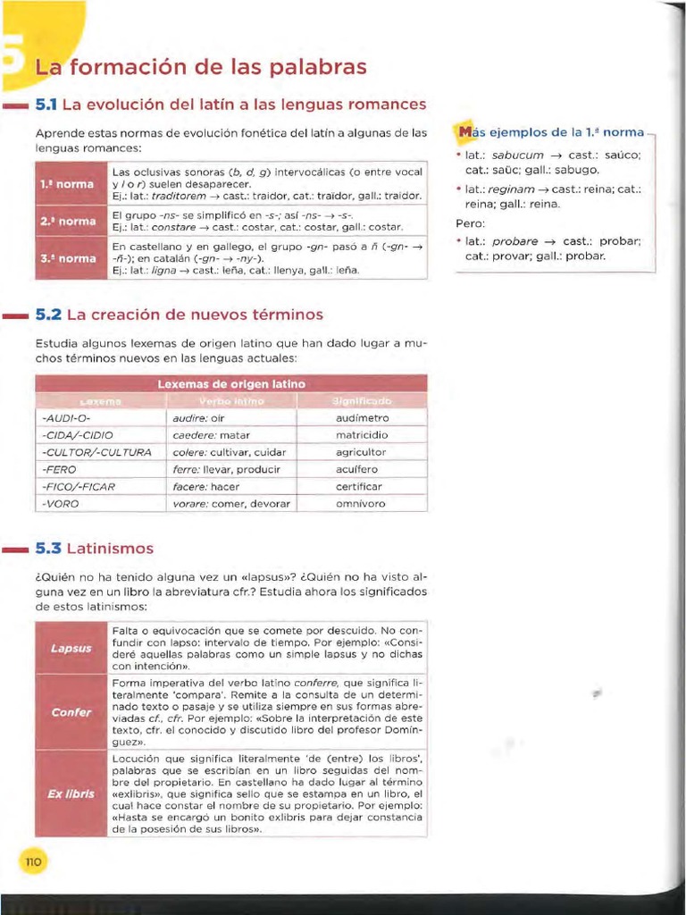 06 Del Latín Al Castellano | PDF