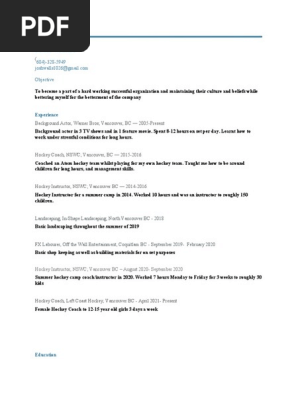resume word