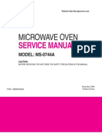 LG Microwave Oven Service Manual