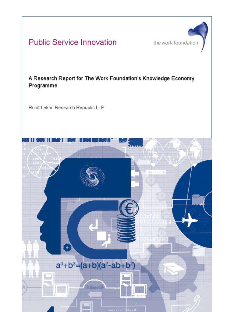 Public Service Innovation | PDF | Innovation | Strategic Management