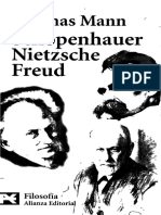 Thomas Mann Schopenhauer Nietzsche Freud Alianza Editorial