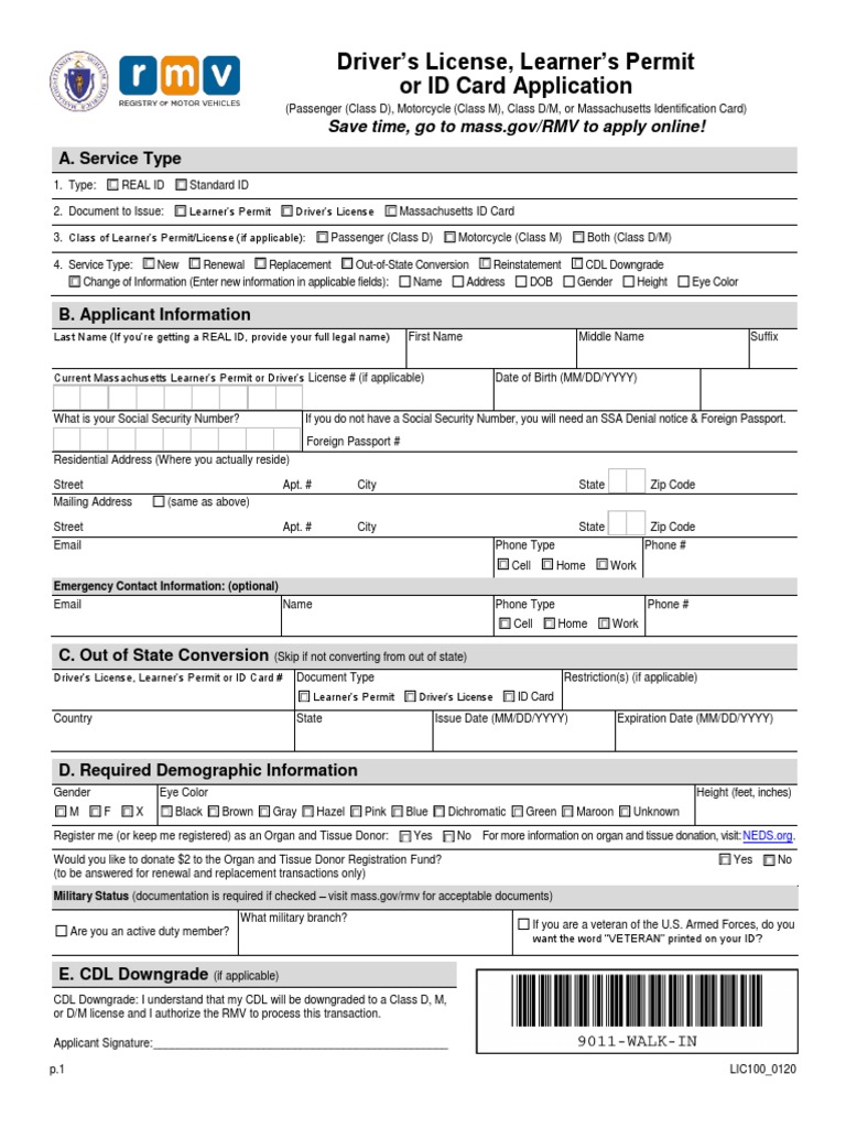 MA Registry of Motor Vehicles enacts new requirements for ID, driver's  license