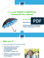 European Digital Competence Framework For Citizens: Dr. Riina Vuorikari