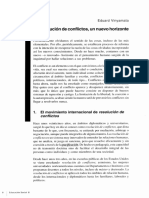 La Resolución de Conflictos, Un Nuevo Horizonte