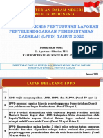 Paparan Juknis Penyusunan LPPD 2020
