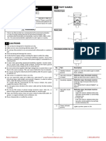 Panasonic cx-400 Series Instruction Manual