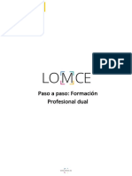 LOMCE Paso A Paso Formación Profesional Dual