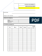 Formato de Inspección de Presión de Llantas