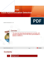 Eran15.0 Lte TDD Clock Synchronization Detection: Huawei Technologies Co., LTD