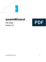 Examwizard: User Guide
