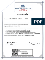 Certificado Doris Franco P