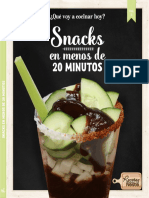 Snacks en Menos de 20 Minutos