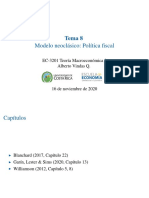 Modelo neoclásico: Política fiscal y equilibrio competitivo