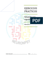 Ejercicios de rehabilitación cognitiva para la memoria