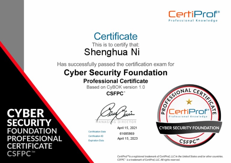 Cyber Security Foundation | PDF