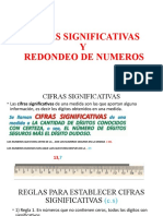 Cifras Significativas y Redondeo Numeros