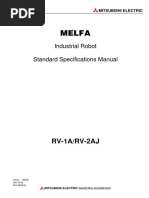 Melfa: Industrial Robot Standard Specifications Manual