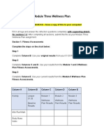 Module Three Wellness Plan