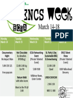 Encs Week: March 14-18
