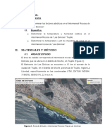 Objetivo - Determinación de Factores Abióticos en El Intermareal Rocoso de "Las Delicias", Trujillo