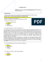 Prueba La Metamorfosis Fila B Con Claves