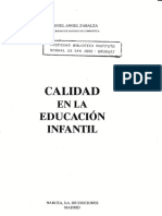 Zabalza - Calidad en La Educación Infantil