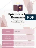 Carta a los Romanos - Exposición Patricia Durán Crespo