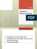 Bab 5. Ukuran Gejala Pusat Statistika