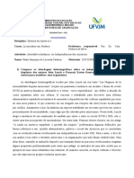 As Independências das Américas na visão de Lynch e Guerra