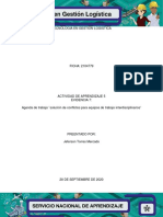 Solución de conflictos entre jefes de área logística