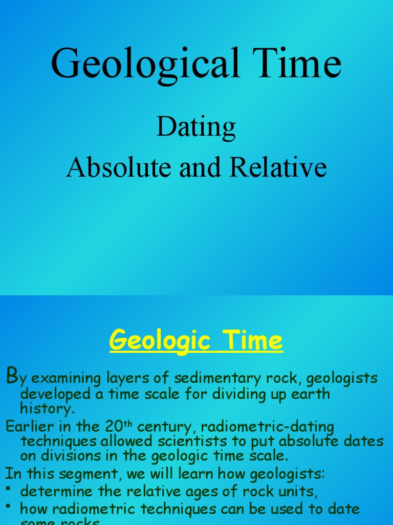 2015-2016 EARTHS Dating Methods | PDF | Geology | Rock (Geology)