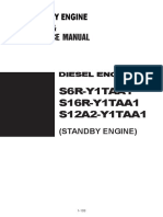 1.4 Standby Engine: S6R-Y1TAA1 S16R-Y1TAA1 S12A2-Y1TAA1