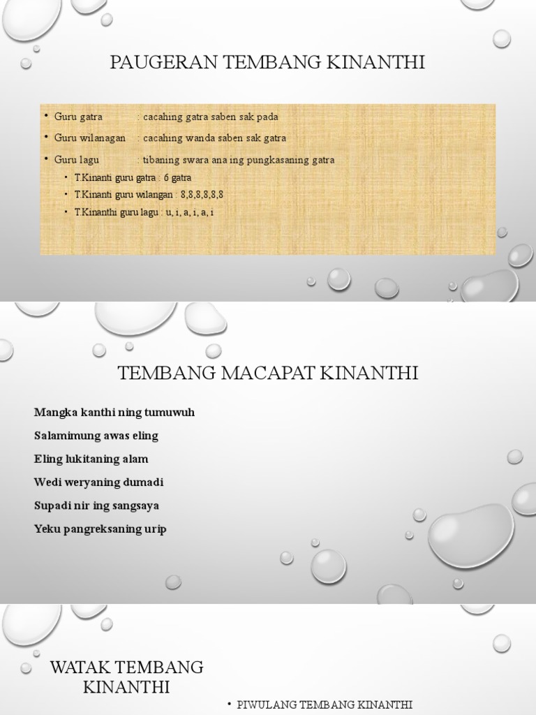 Macapat Kinanthi | PDF