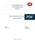 Analisis Sobre El Crecimiento Internacional - Mitdalia Gonzalez 26.869.347