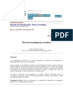 Articulo Tipos de Investigación Científica