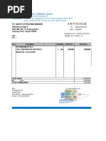Contoh Invoice DP 50% untuk Proyek | PDF | Hukum | Teknologi & Rekayasa