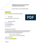 Universidad Pedagógica Nacional "Francisco Morazán" Sistema Presencial/Nacaome Valle