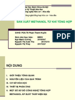 tổng hợp methanol