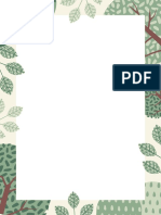 Blank Forest Page Border