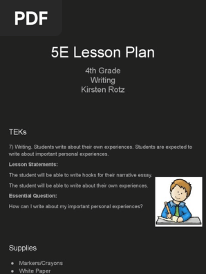 5e lesson plan