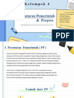 Peraturan Pemerintah & Perpres: Kelompok 4