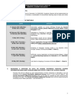 Date Activity: Course Registration Activity Circular