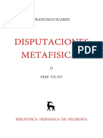 Suárez, Francisco. Disputaciones Metafísicas VII-XV. Edición Bilingüe. Madrid Gredos, 1960. Vol 2.