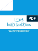 Location-Based Services: GE2338 Internet Applications and Security