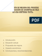 Propuesta de Mejora Del Proceso de Producción de Chompas de Hilo en Una Empresa Textil